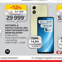 Auchan Motorola Moto E14 Dual SIM ajánlat