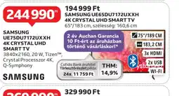 Auchan Samsung UE65DU7172UXXH 4K Crystal UHD Smart TV ajánlat