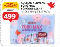 Auchan Auchan Kedvenc túró max túródesszert ajánlat