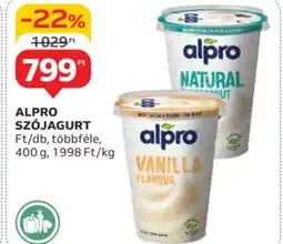 Auchan Alpro szójahurt ajánlat