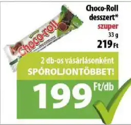 Coop Choco-Roll desszert ajánlat