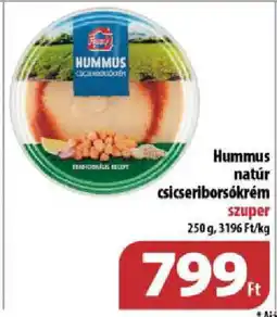 Coop Hummus natúr csicseriborsókrém ajánlat