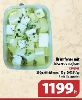 Coop Krémfehér sajt fűszeres olajban ajánlat