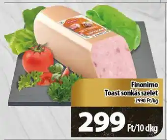 Coop Finonimo Toast sonkás szelet ajánlat