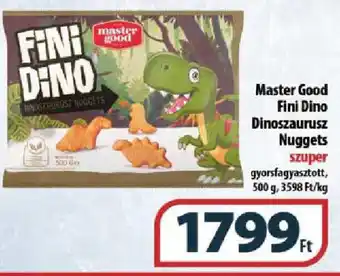 Coop Master good fini dino dinoszaurusz nuggets ajánlat