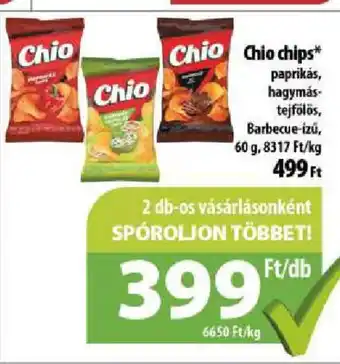 Coop Chio chips ajánlat