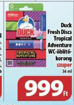 Coop Duck fresh discs tropical adventure wc-öblítő- korong ajánlat