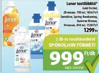 Coop Lenor textilöblítő ajánlat