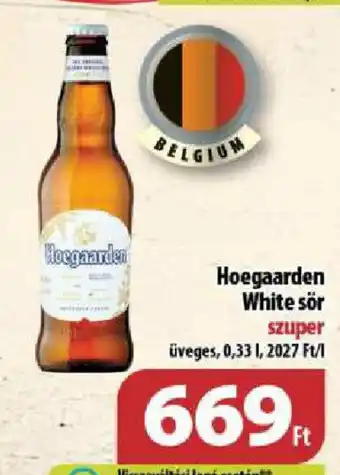 Coop Hoegaarden White sör ajánlat