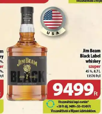 Coop Jim Beam Black Label whiskey ajánlat