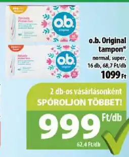 Coop o.b. Original tampon ajánlat