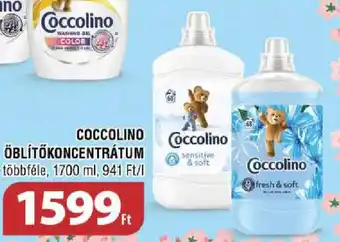 Coop Coccolino öblítőkoncentrátum ajánlat