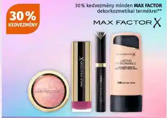 Müller Minden Max Factor dekorkozmetikai termékre! ajánlat