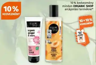 Müller Minden Organic Shop arcápolási termékre! ajánlat