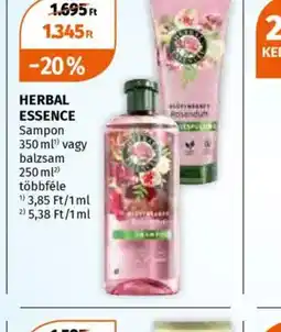 Müller Herbal Essence Sampon vagy Balzsam ajánlat