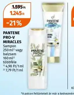 Müller Pantene Pro-V Miracles ajánlat