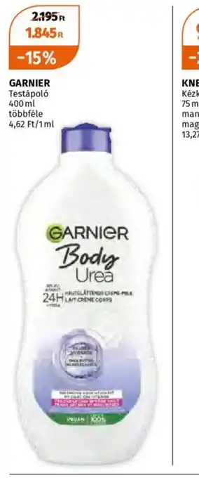 Müller Garnier Body Urea Testápol ajánlat