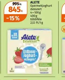 Müller Alete Gyerekjoghurt Desszert ajánlat