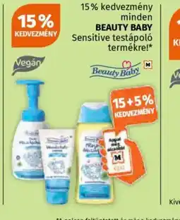 Müller Beauty Baby Sensitive testápol termékek ajánlat