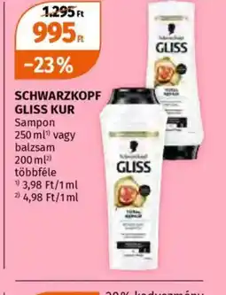 Müller Schwarzkopf Gliss Kur ajánlat