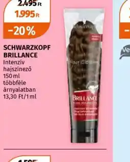 Müller Schwarzkopf Brillance Intenzív Hajápol ajánlat