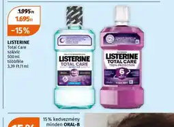 Müller Listerine Total Care szájvíz ajánlat