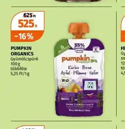 Müller Pumpkin Organics Gyümölcspüré ajánlat