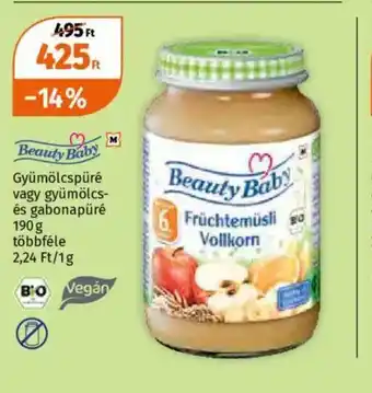 Müller Beauty Baby Gyümölcspüré ajánlat