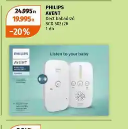 Müller Philips Avent Dect babafigyelő ajánlat