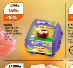 Müller Milka Tejcsokoládé tojás ajánlat