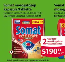 EcoFamily Somat mosogatógép kapszula/tabletta ajánlat