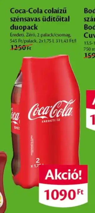 EcoFamily Coca-Cola colaízű szénsavas üdítőital duopack ajánlat