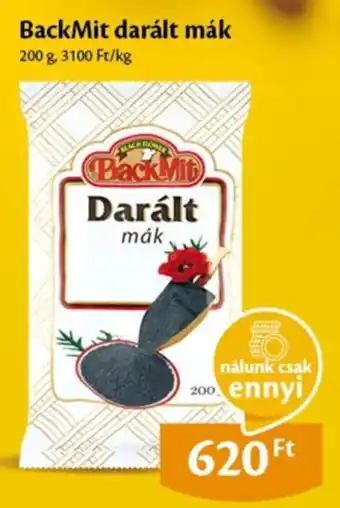 EcoFamily BackMit darált mák ajánlat