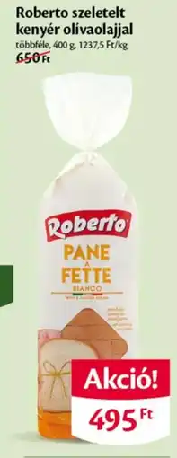 EcoFamily Roberto szeletelt kenyér olívaolajjal ajánlat