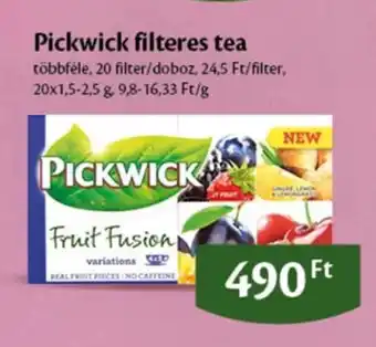 EcoFamily Pickwick filteres tea ajánlat