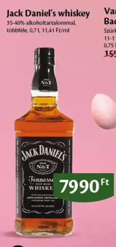 EcoFamily Jack Daniel's whiskey ajánlat