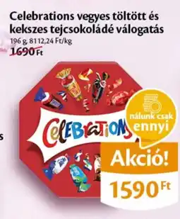 EcoFamily Celebrations vegyes töltött és kekszes tejcsokoládé válogatás ajánlat