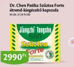 EcoFamily Dr. Chen Patika Szűztea Forte étrend-kiegészítő kapszula ajánlat