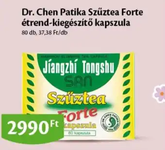 EcoFamily Dr. Chen Patika Szűztea Forte étrend-kiegészítő kapszula ajánlat