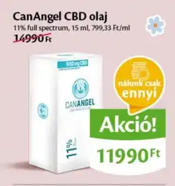 EcoFamily CanAngel CBD olaj ajánlat