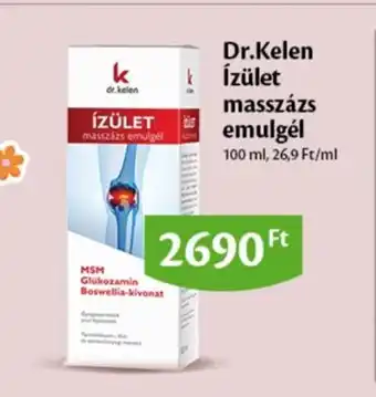 EcoFamily Dr.Kelen ízület masszázs emulgel ajánlat