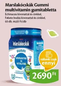 EcoFamily Marslakócskák Gummi multivitamin gumitabletta ajánlat