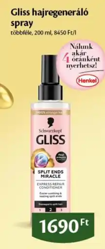 EcoFamily Gliss hajregeneráló spray ajánlat