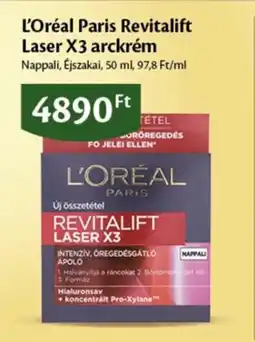 EcoFamily L'Oréal Paris Revitalift Laser X3 arckrém ajánlat