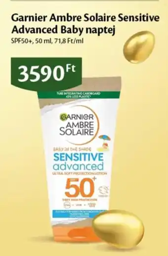 EcoFamily Garnier Ambre Solaire Sensitive Advanced Baby naptej ajánlat