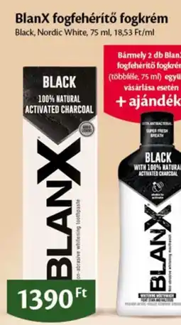 EcoFamily BlanX fogfehérítő fogkrém ajánlat