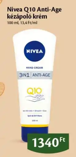 EcoFamily Nivea Q10 Anti-Age kézápoló krém ajánlat