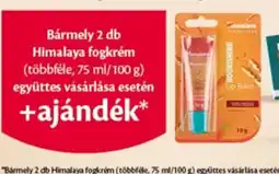 EcoFamily Bármely 2 db Himalaya fogkrém (többféle, 75 ml/100 g) együttes vásárlása esetén ajánlat