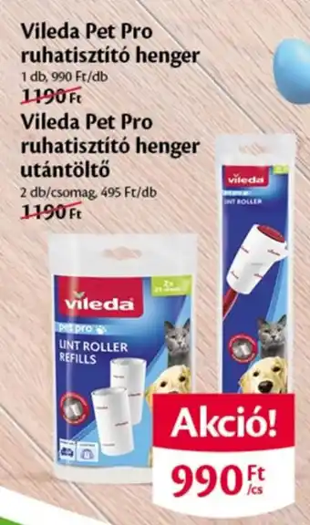 EcoFamily Vileda Pet Pro ruhatisztító henger stb. ajánlat