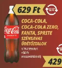 Príma Coca-cola, coca-cola zero, fanta, sprite szénsavas üdítőitalok ajánlat